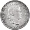 5 Rappen, 1901, unzirkuliert