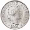 5 Rappen, 1901, unz/stgl