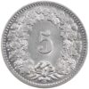 5 Rappen, 1901, Stempelglanz