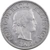 5 Rappen, 1902, Stempelglanz