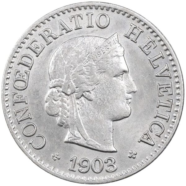 25464_1 5 Rappen, 1903, unz/stgl