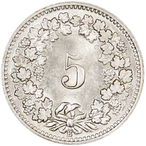 5 Rappen, 1903, Stempelglanz