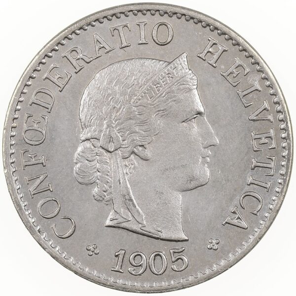 25470_1 5 Rappen, 1905, unz/stgl