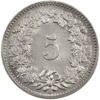 5 Rappen, 1905, Stempelglanz