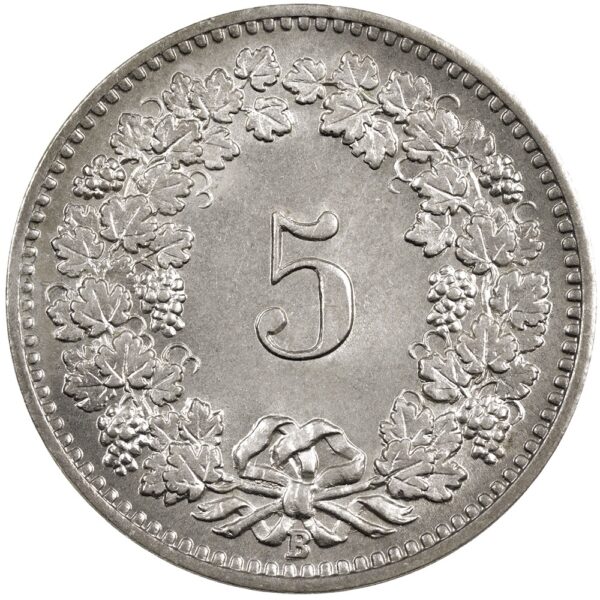 5 Rappen, 1905, Stempelglanz