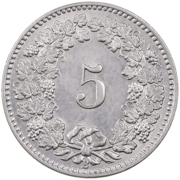 5 Rappen, 1906, unz/stgl