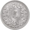 5 Rappen, 1907, Stempelglanz