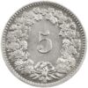 5 Rappen, 1908, unz/stgl