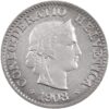 5 Rappen, 1908, Stempelglanz
