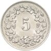 5 Rappen, 1909, unz/stgl