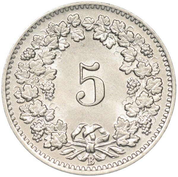 5 Rappen, 1909, unz/stgl