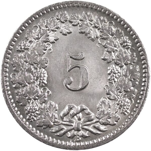 5 Rappen, 1909, Stempelglanz
