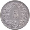 5 Rappen, 1910, unzirkuliert