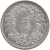 5 Rappen, 1910, Stempelglanz