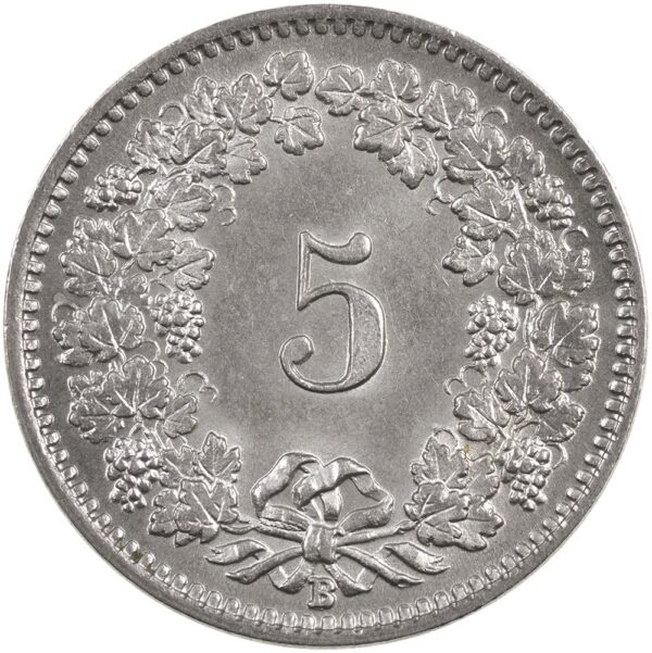 5 Rappen, 1910, Stempelglanz