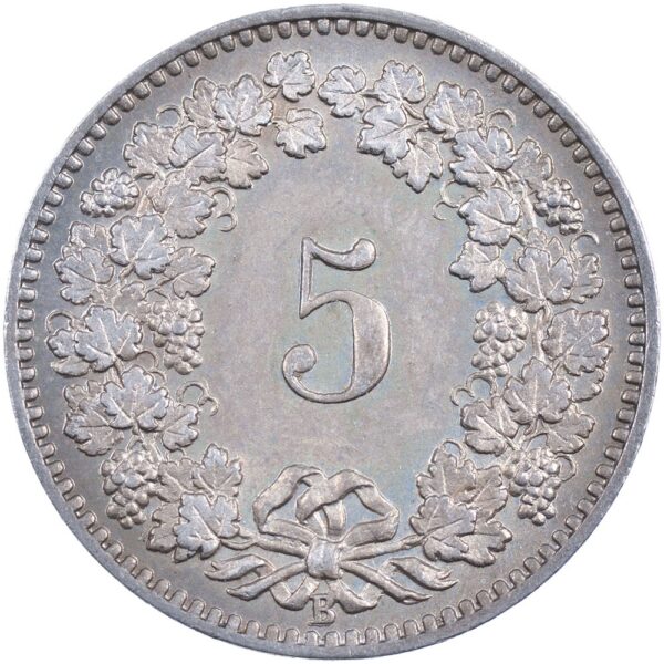5 Rappen, 1911, unz/stgl