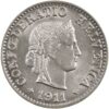 5 Rappen, 1911, Stempelglanz