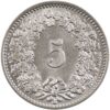 5 Rappen, 1911, Stempelglanz