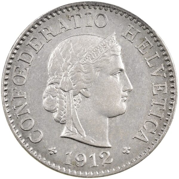 25486_1 5 Rappen, 1912, unzirkuliert