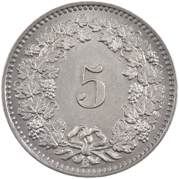 5 Rappen, 1912, unzirkuliert