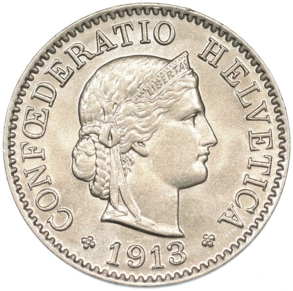 25488_1 5 Rappen, 1913, unz/stgl