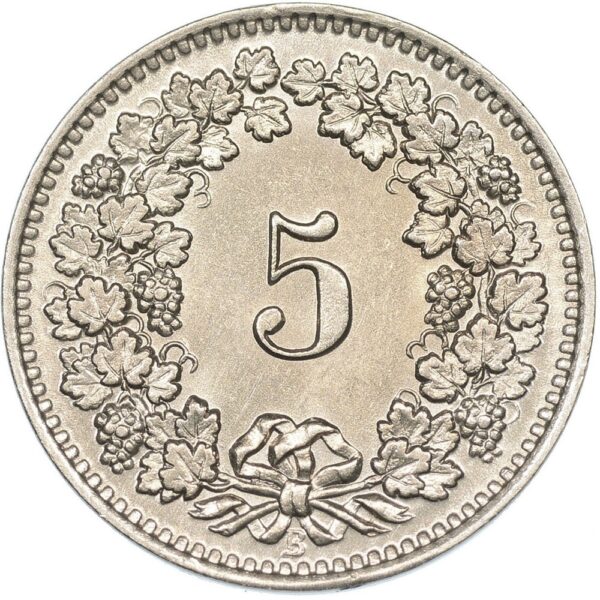 5 Rappen, 1913, unz/stgl