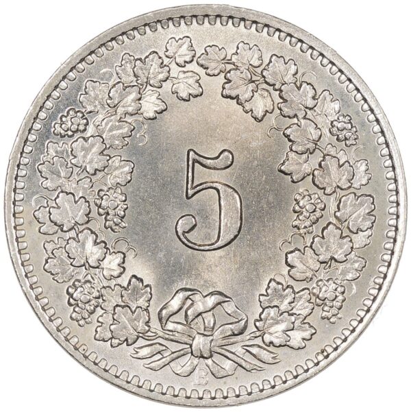 5 Rappen, 1913, Stempelglanz