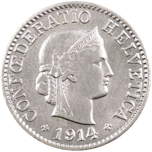25492_1 5 Rappen, 1914, unz/stgl