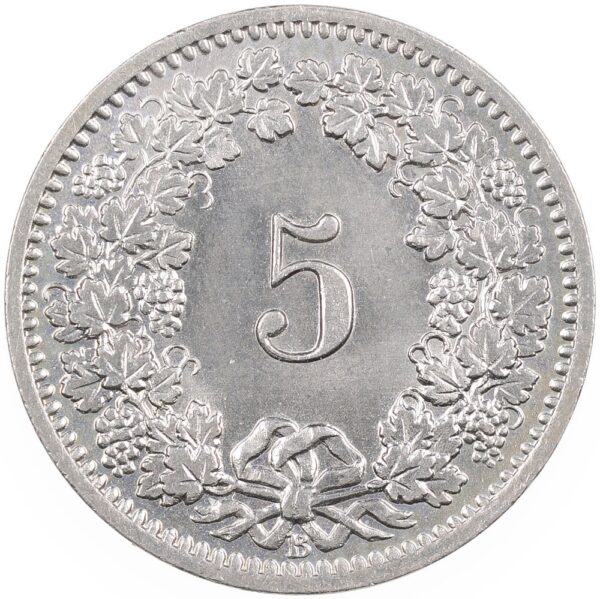 5 Rappen, 1914, unz/stgl