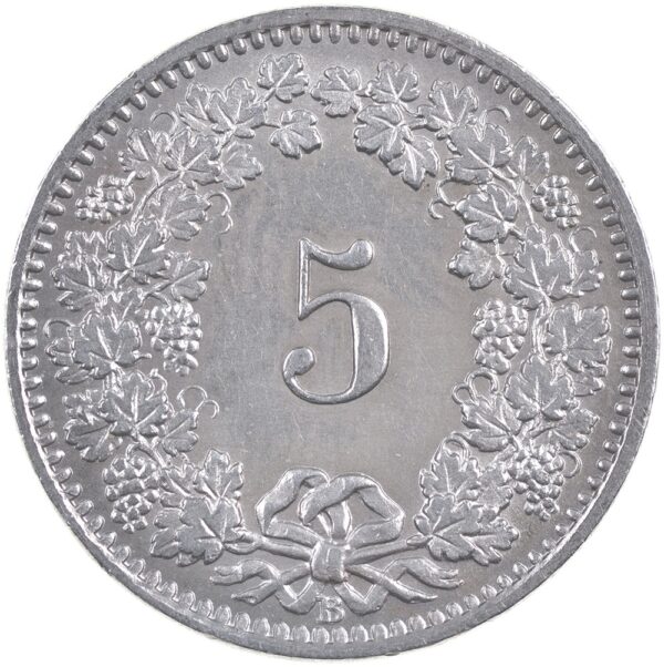 5 Rappen, 1915, fast unzirkuliert