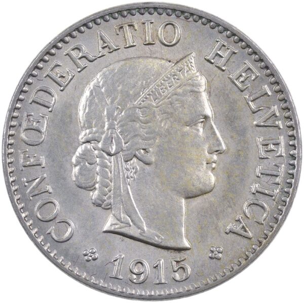 25494_1 5 Rappen, 1915, unzirkuliert