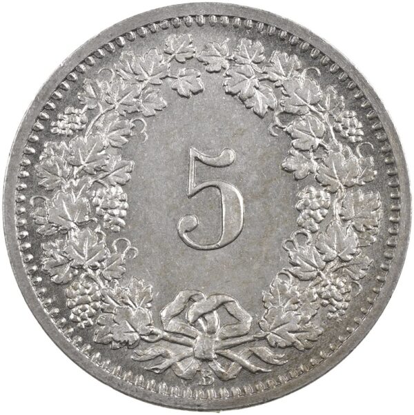 5 Rappen, 1915, unz/stgl