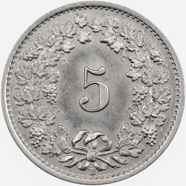 25504_2 5 Rappen, 1919, unzirkuliert