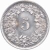 5 Rappen, 1919, Stempelglanz