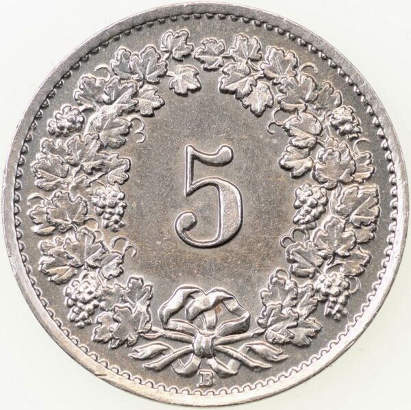 5 Rappen, 1920, unzirkuliert