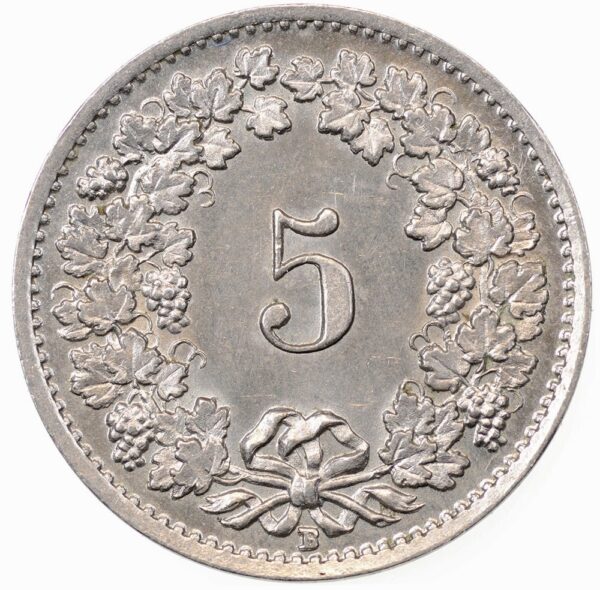 5 Rappen, 1920, Stempelglanz