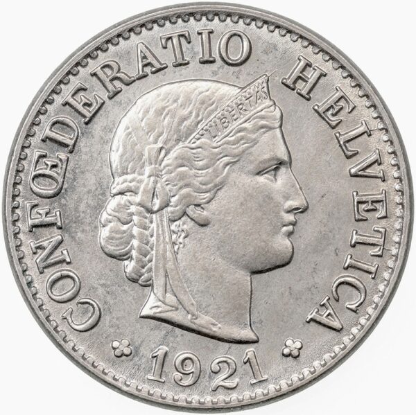 25509_1 5 Rappen, 1921, unz/stgl