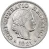 5 Rappen, 1921, Stempelglanz