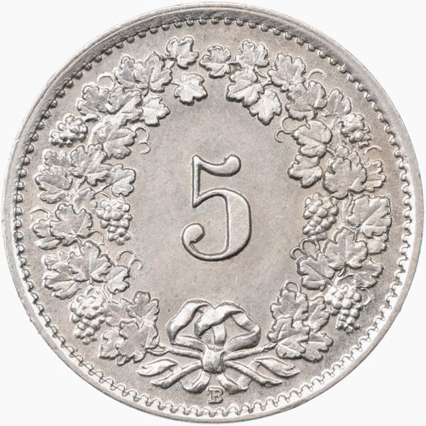 5 Rappen, 1922, unz/stgl