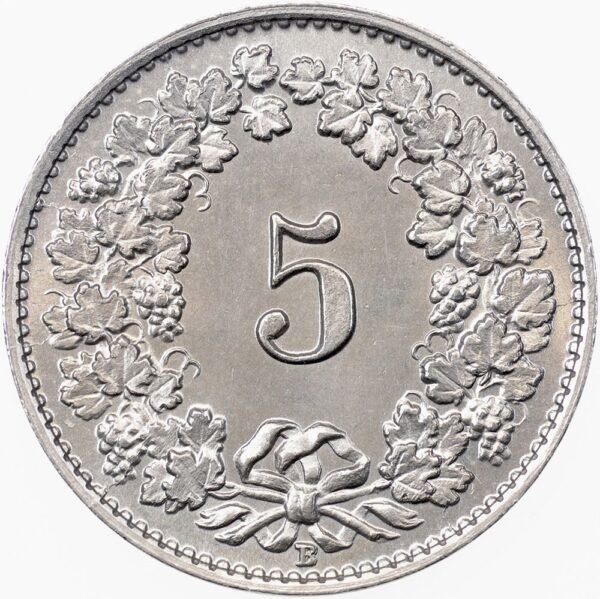 5 Rappen, 1925, unz/stgl