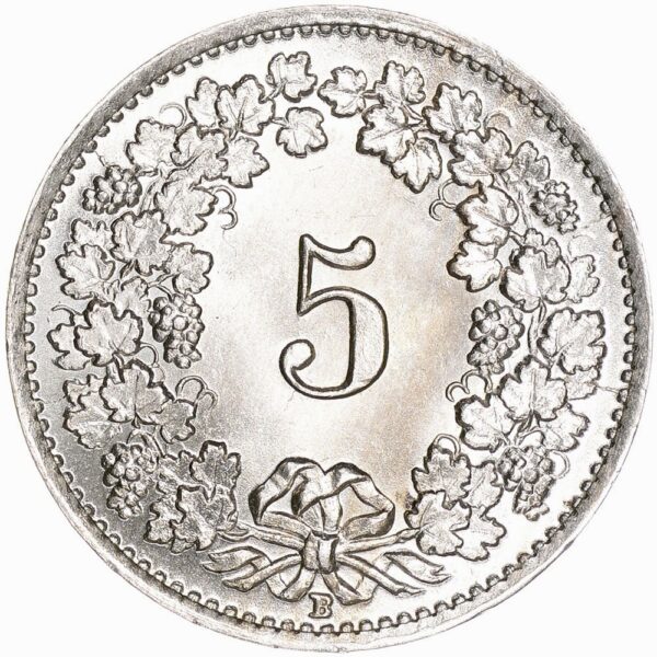 5 Rappen, 1926, Stempelglanz