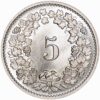 5 Rappen, 1928, Erstabschlag