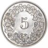 5 Rappen, 1930, Erstabschlag