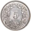 5 Rappen, 1934, Stempelglanz