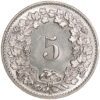 5 Rappen, 1937, Stempelglanz