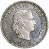 5 Rappen, 1937, Erstabschlag
