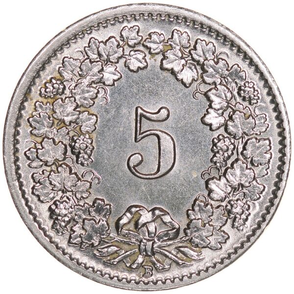 5 Rappen, 1938, unz/stgl