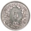 5 Rappen, 1938, Stempelglanz