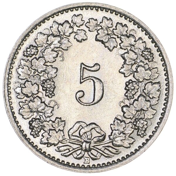 5 Rappen, 1941, unzirkuliert