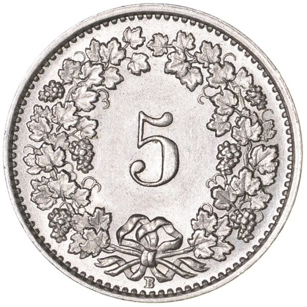 5 Rappen, 1943, unz/stgl